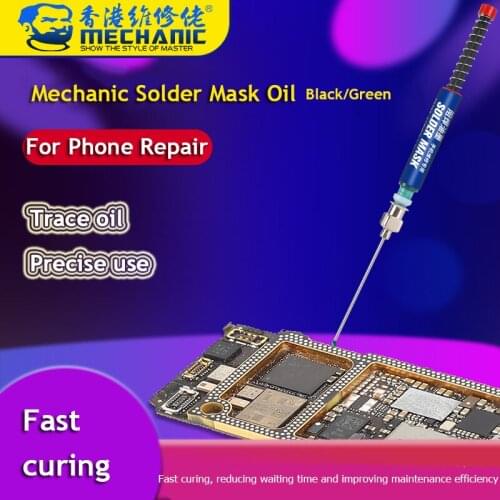 MECHANIC UV Photosensitive Curable Solder Ink Prevent Corrosive Arcing BGA PCB SMD Circuit Board Repair Welding Paint Oil