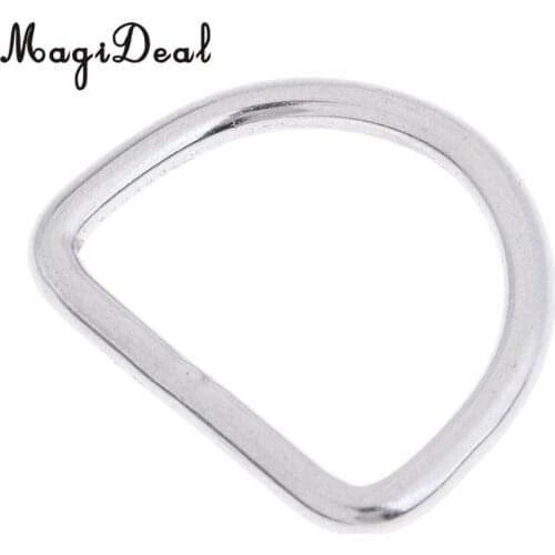 Marine Boat Grade 316 Stainless Steel Welded D Ring Fitting Hardware for Fishing Flatable Boat Dinghy Water Sports Accessories