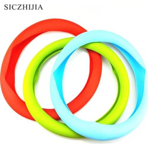 Car anti-slip soft silicone car steering wheel cover for Audi Q3 Q5 SQ5 Q7 A1 A3 S3 A4 S4 RS4 RS5 A5 A6 S6 C6 C7 S5 A7 S7 A8