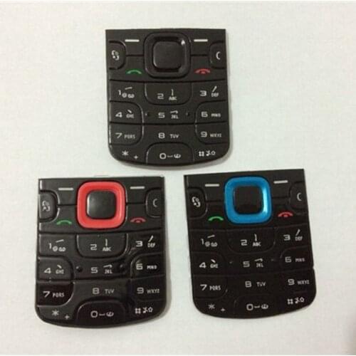 Blue/Red/Black Color 100% Oiginal New Ymitn Housing Cover Case Keyboards Keypads Buttons For Nokia 5320 Free Shipping