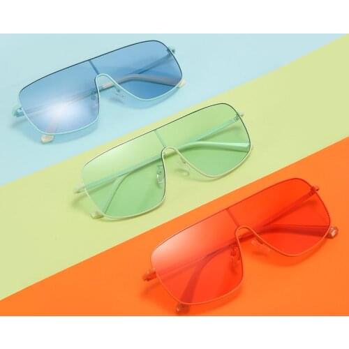 DENISA Luxury Designer Square Sunglasses Big Blue Black Sun Glasses For Women Fashion 2020 Rectangle Shades Gafas De Sol G18122