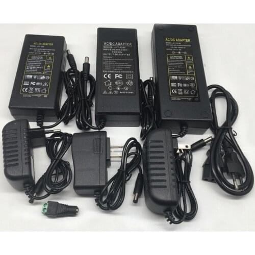 LED Power Supply Adapter DC5V / DC12V / DC24V 1A 2A 3A 5A 7A 8A 10A For 5V 12V 24V led strip lamp lighting led power driver plug