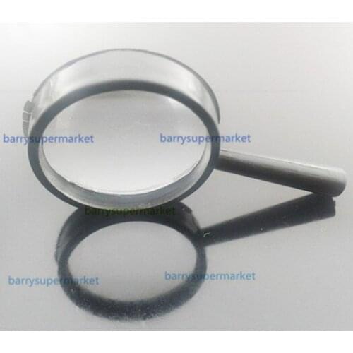 50pcs Acrylic small handheld magnifier 25mm magnifying glass to read childrens magnifying glass Learning Home Office Gift