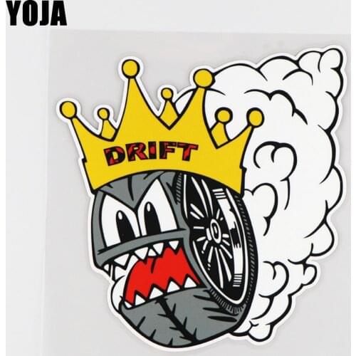 YOJA 14.3X15.1CM I LOVE DRIFT Interesting Cartoon Motorcycle Accessories Vinyl Decal Car Sticker 19A-0307