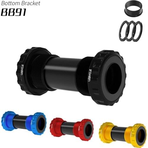 ZTTO Bottom bracket BB91 Sealed Bearing Screw Type 68/73 mm Bicycle Axis MTB Road Bike Bottom Bracket Waterproof CNC Alloy BB