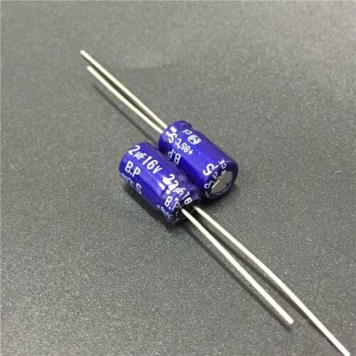 10pcs 22uF 16V S-BP Series 6.3x11mm 16V22uF Bipolar Audio Capacitor