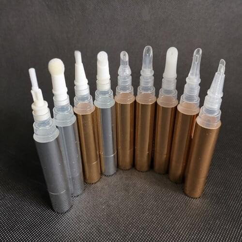 100pcs 5ML Refillable Twist Pen Empty Essence Emulsion Packaging Cosmetic Container with Brush Applicator