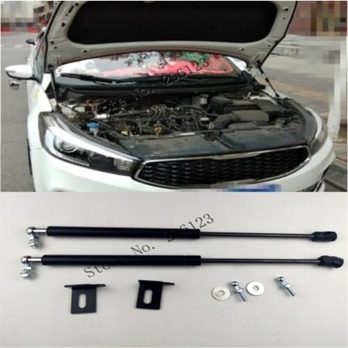2Pcs Car front Boot Gas Struts Support Lifters For KIA K3 2013 2014 2015 2016 2017 2018