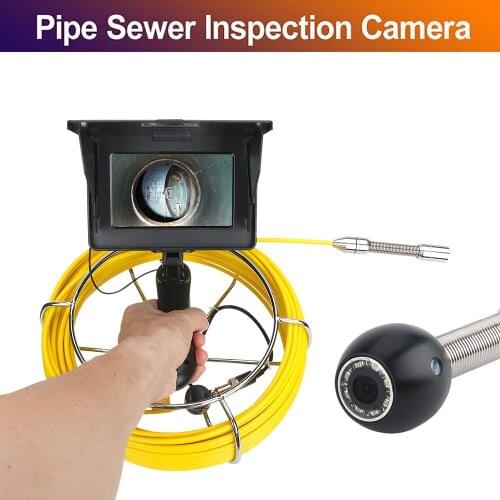 5 inch 17mm Handheld Industrial Pipe Sewer Inspection Video Camera IP68 Waterproof Drain Pipe Sewer Inspection Camera System