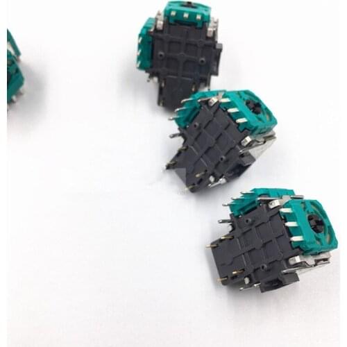 60Pcs Original New ALPS 3 Pin 3D Analog Joystick For Nintend Switch For NS Pro Gampad Joystick With Tray
