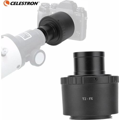 Celestron Lens Adapter Aluminium T2-FX 1.25inch Telescope For Fujifilm FX Mount DSLR Cameras Adapter Ring Cameras Accessories