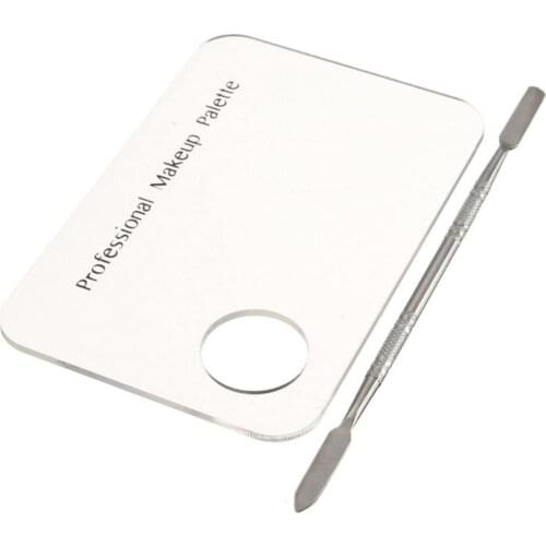 Acrylic Cosmetic Nail Makeup Mixing Palette Spatula Tool Including Professional Matte Packaging Contains Tune Sticks JW104