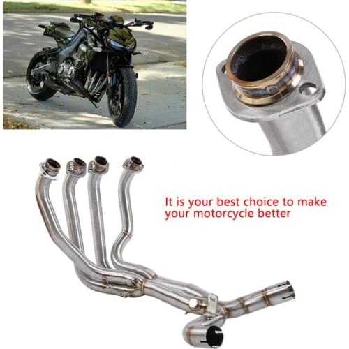 Anti-corrosion Durable Motorcycle Modification Exhaust Vent Front Pipe Link Connect for KAWASAKI Z1000 2010-2018 High Quality
