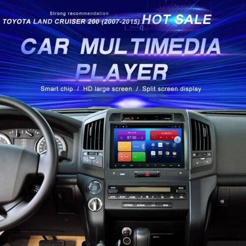 Android Car DVD For Toyota Land Cruiser 200 (2007-2015) Car Radio Multimedia Video Player Navigation GPS Android10.0 Double Din
