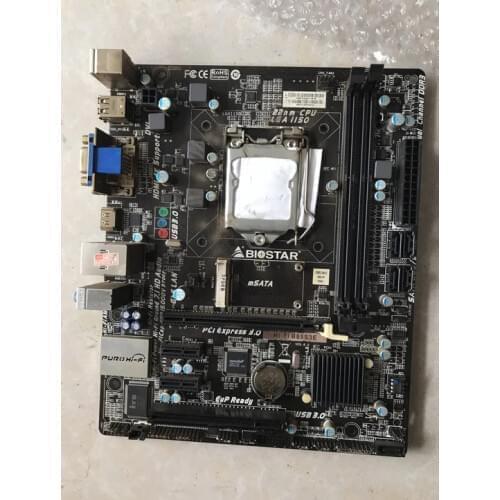 Used, Biostar Hi-Fi B85S3E LGA 1150 DDR3 Motherboard,100% tested good