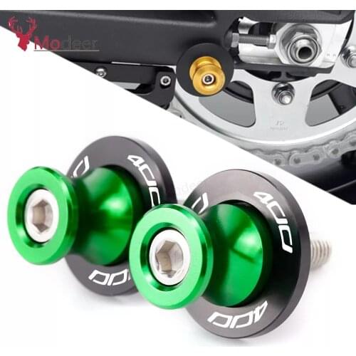 For Kawasaki Z400 Z 400 2018 2019 2020 8MM Motorcycle CNC Swingarm Spools Slider Swingarm Stand Accessories Side Swing arm Pad