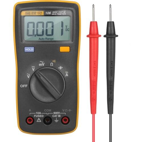 FLUKE 6000 Counts Mini Palm-sized Multimeter Digital Multimeter Handheld Voltmeter Portable Ammeter Voltage Meter