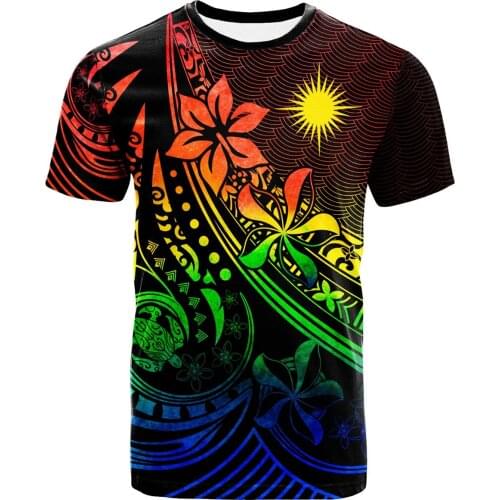 3D Printed t shirts Kosra for men Tribal Culture Polynesian Tattoos Turtle Man/Woman Harajuku Streetwear Tshirts Short sleeve