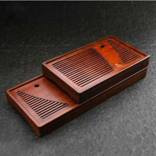 Carbonized bamboo tea tray Youyi tea tray size Sheng Shui Drainage Kung Fu tea set tea tray tea table