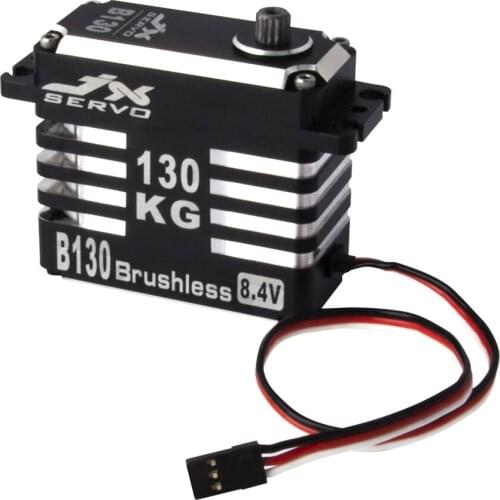 JX B130 130kg Brushless Servo Super Large Torque Full CNC Metal Gear Standard Digital Servo for 1/5 RC car Robot Drone