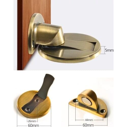 Freeshipping Holder Magnet Hidden Home Toilet Hardware Stainless Steel Catch Magneti Door Stopper Stop for Door