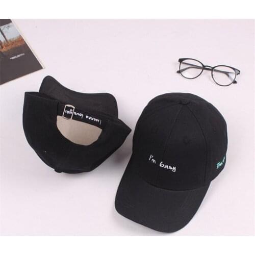 Letter I'm Busy Hat Adult Cotton Baseball Cap Hip Hop Snapback Sun Caps For Men Women