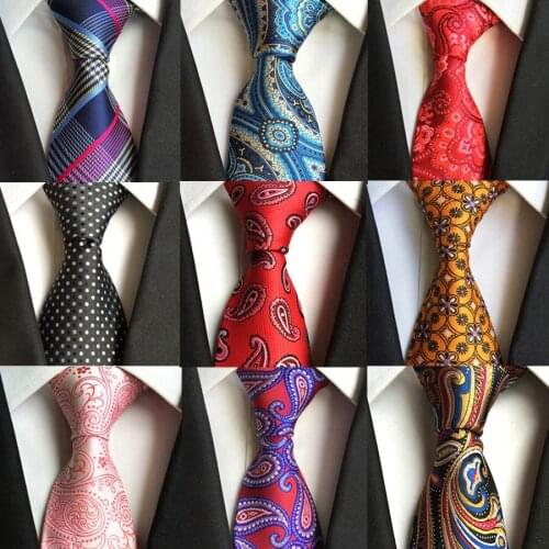 Ricnais 8cm mens Tie Striped Plaid Floral Ties For Men For School Business Wedding Accessories mens gifts Luxury Neck Ties