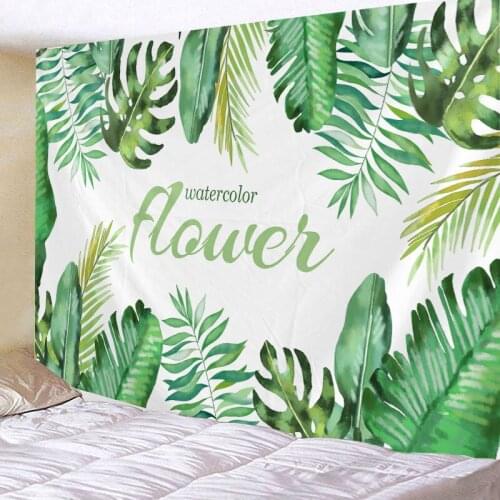 Tapestry Wall Hanging Bedspread Beach Towel Table Cloth Print Tropical Leaf Design With Free Shipping Large Size 150cmx230cm