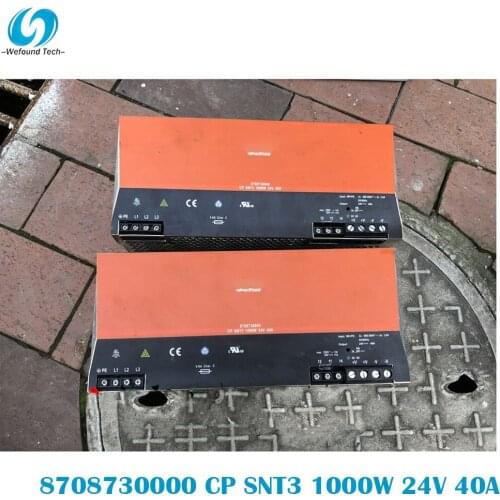 Original Weidmüller 8708730000 CP SNT3 1000W 24V 40A Rail Switching Power Supply Single Phase, 100% Tested BeforeShipment