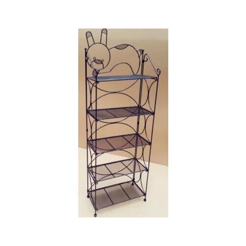Mask shelf display shelf. Cosmetics. Wrought iron supporter. Console layers of nail polish