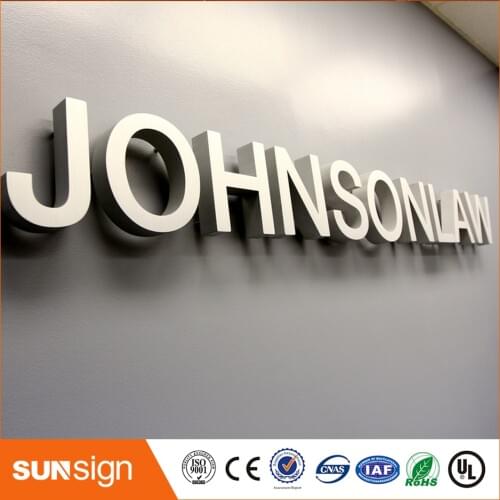 Professional designed 3D cutting acrylic cutting letters