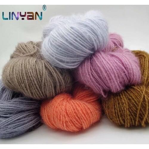 2 balls * 150g squirrel woolen Fil-Lumiere thick yarn cap hat mohair wool coat thread knitting needle yarn scarf line soft ZL49