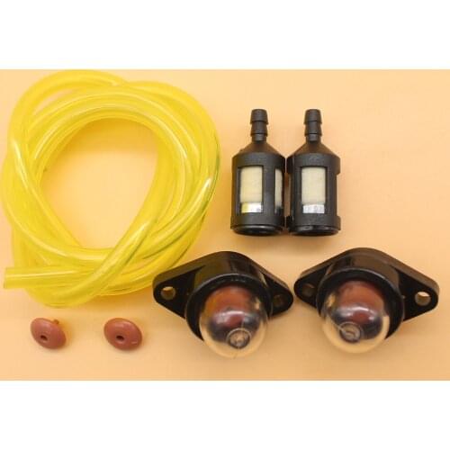 Fuel Line Filter Primer Bulb Tune Up Maintenance Kit Fit Poulan 2055 2075 2150 2155 2175 2250 2350 Chainsaw 530071835