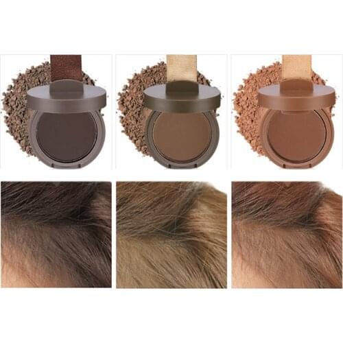 3 Colors Waterproof Hair Shadow Powder Hair Line Repair Shadow Edge Control Concealer Root Fill Cover Up Unisex Instantly 4g