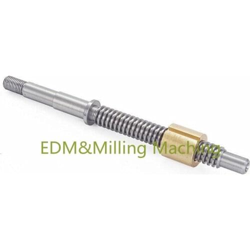 1PC High Quality CNC Lathe Part Tailstock Lead Screw & Nut Milling Machine C6132 / C6140A1 Total Length 260mm DURABLE New
