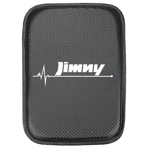 Carbon fibre armchair protection pad car armrest pad covers for Suzuki Jimny 2019 car styling Accessories