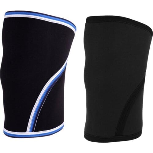 1 Pair Perfeclan 7mm Thickness Neoprene Knee Sleeves Powerlifting Weightlifting Fitness For Motorcycle Atv Etc