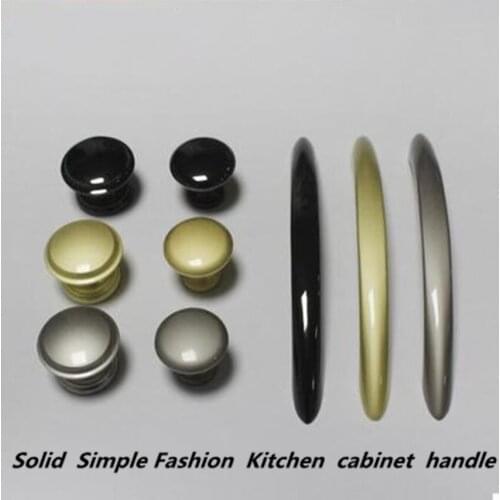 128mm modern simple fashion pearl gold kitchen cabinet cupboard door handle pear black pearl nickel drawer shoe cabinet knob 5"