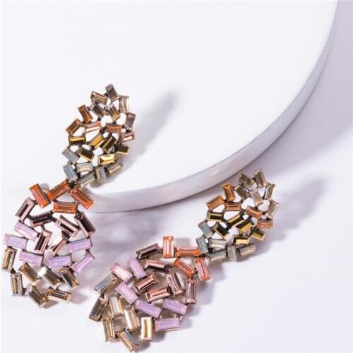 2019 Fashion Jewelry Women Accessories Drop Earrings European Style Trendy Street Wear Ladies Dangle Earrings Statement Earrings