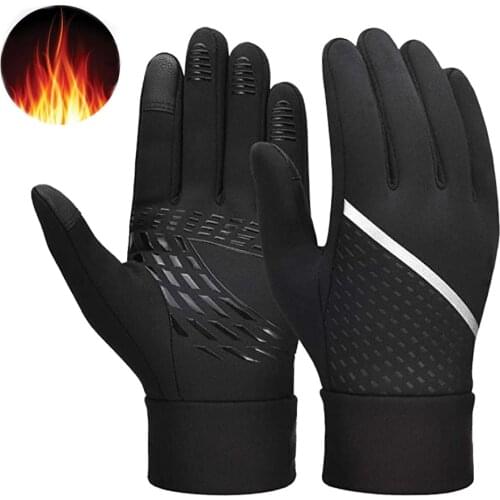 2021 Unisex Touchscreen Winter Thermal Warm Cycling Bicycle Bike Ski Outdoor Camping Hiking Motorcycle Gloves Sports Full Finger