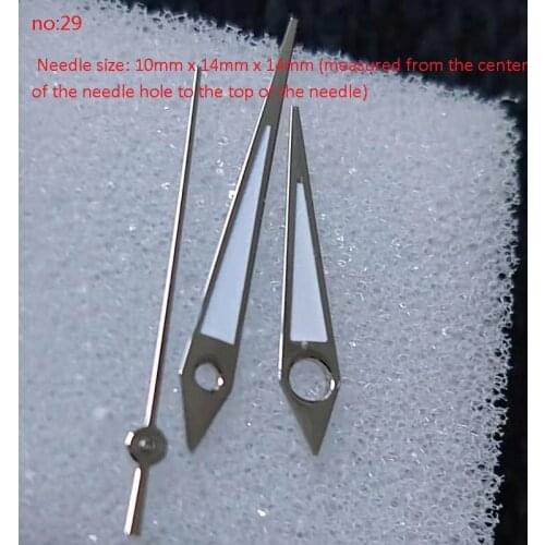 Watch accessories watch pointer 3-pin mens model is suitable for 46941/43 movement pointer size is 10mm x14mm x14mm No. 0029