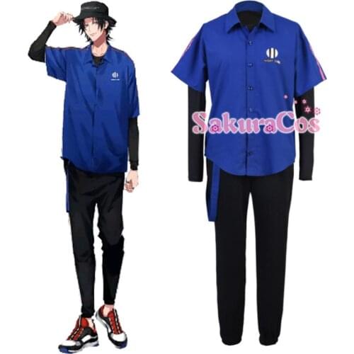 Anime DRB Rap Battle Division Yamada Jiro ExtraWardrobe01 ANAN Cool Gothic Uniform Cosplay Costume Unisex Halloween FreeShipping