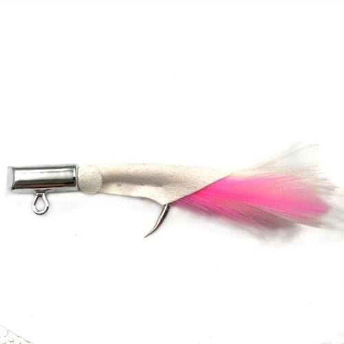 Big Game fishing hook Tuna Sea bass sturgeon trout hook with feather Super strong fishing hook assist hook