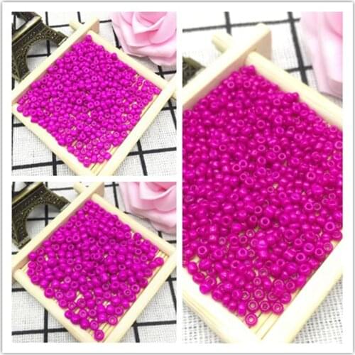New DIY 2mm/3mm/4mm 1000/500/200pcs Czech Glass Seed Spacer Beads Jewelry Fitting Rose