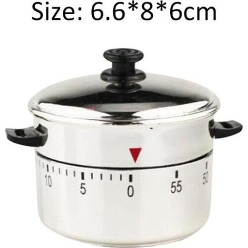 Household 60 Minutes Mechanical Timer Novelty Countdown Cooking Clock Alarm Time Reminder Kitchen Gadgets Plating Countdown Bell