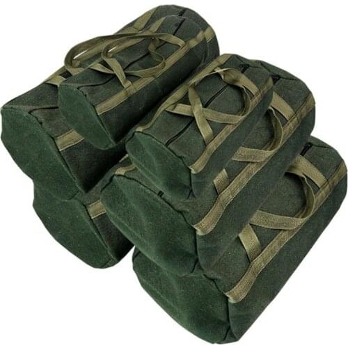 Durable Thick Canvas Pouch Tool Bags Storage Organizer Instrument Case Portable For Electrical Tool Tote Bag Multifunction Case
