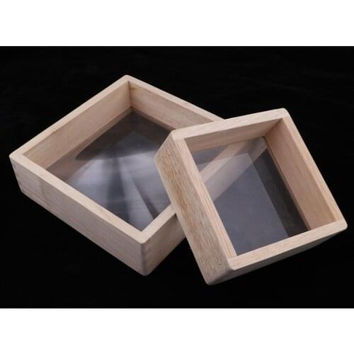 Wooden Magnification Blocks Building Construction Toys Kids Toddler Toys