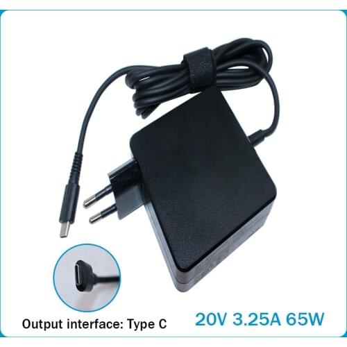 For Asus Huawei Matebook HP DELL XPS Xiaomi Air 65W 20V 3.25A Type C PD Fast Charger USB C Power Laptop Adapter