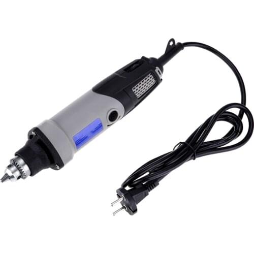 EU Plug 400W Electric Grinder Variable Speed Mini Drill Tools Grinding Machine Die Grinder Power Drill 6 Positions 220V HLD-400W