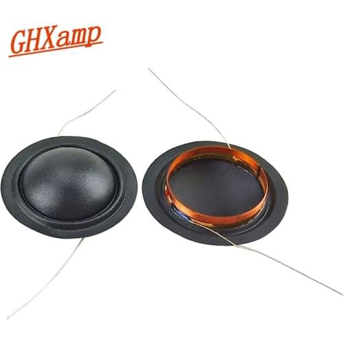 GHXAMP 28mm Tweeter Voice coil Crystal Translucent Dome Film 8ohm 28 Core Treble Speaker Repair Parts 2PCS